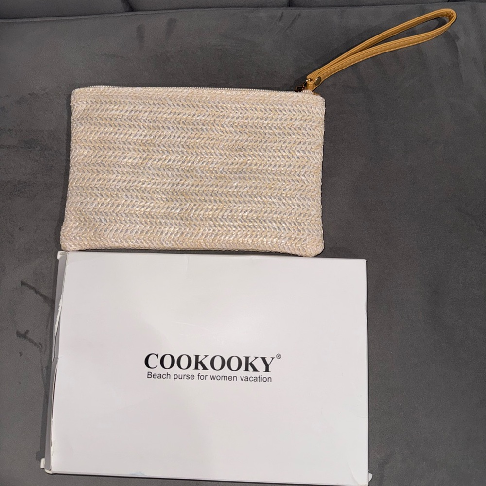Cream Clutch Bag